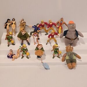 Vintage Disney Action Figure Set
